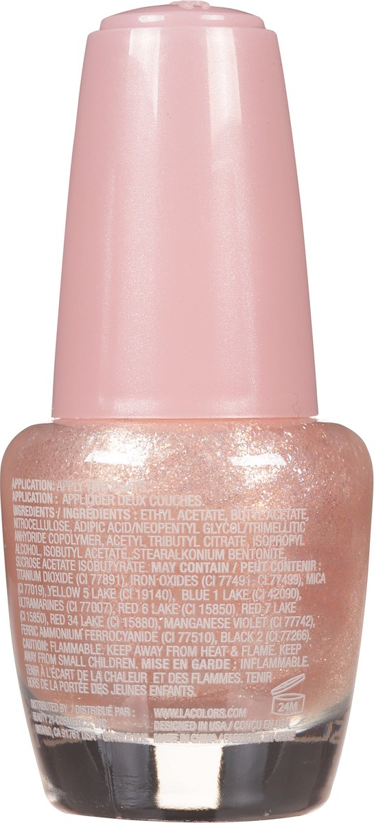 slide 8 of 10, L.A. Colors Color Craze CNP757 Pink Sugar Gel Extreme Shine Nail Polish 0.44 fl oz, 0.44 fl oz