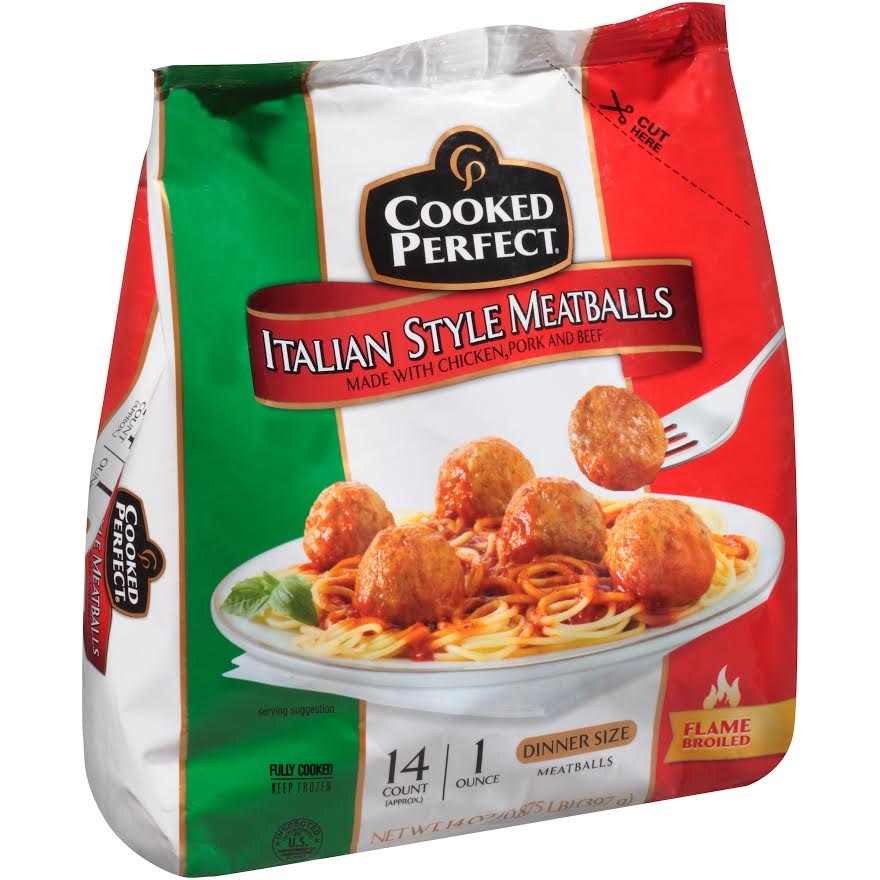 slide 1 of 1, Butterball Italian Turkey Meatball, 16 oz