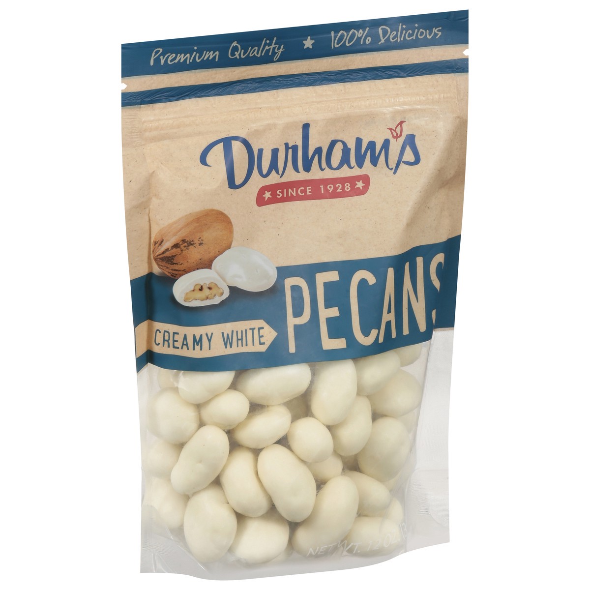 slide 2 of 13, Durham's Creamy White Pecans 12 oz, 12 oz