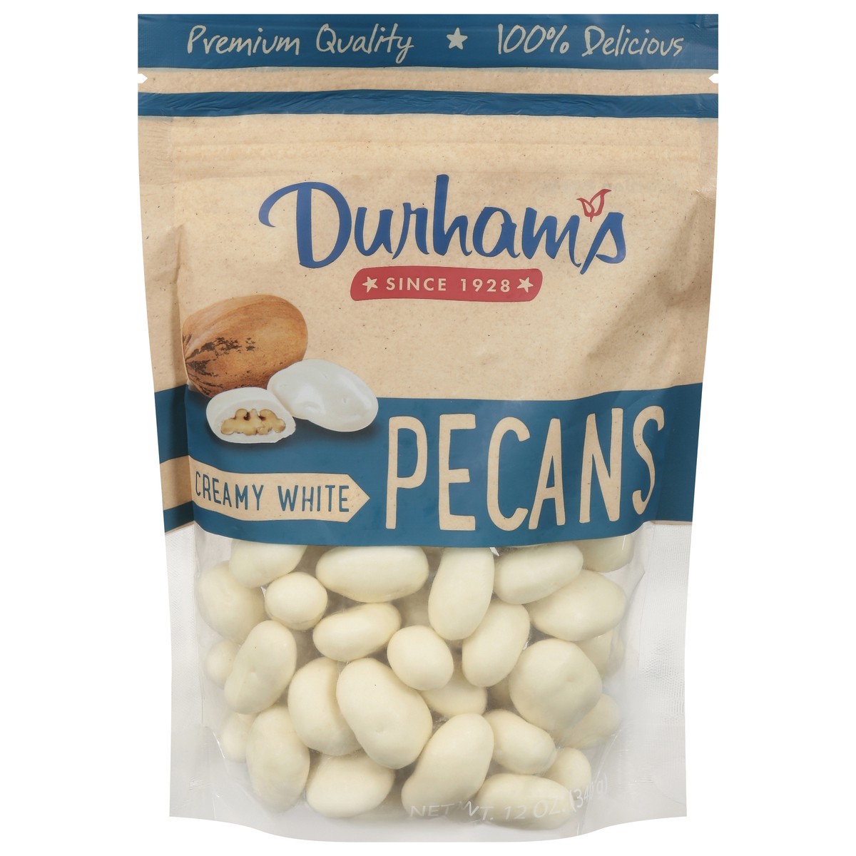 slide 8 of 13, Durham's Creamy White Pecans 12 oz, 12 oz