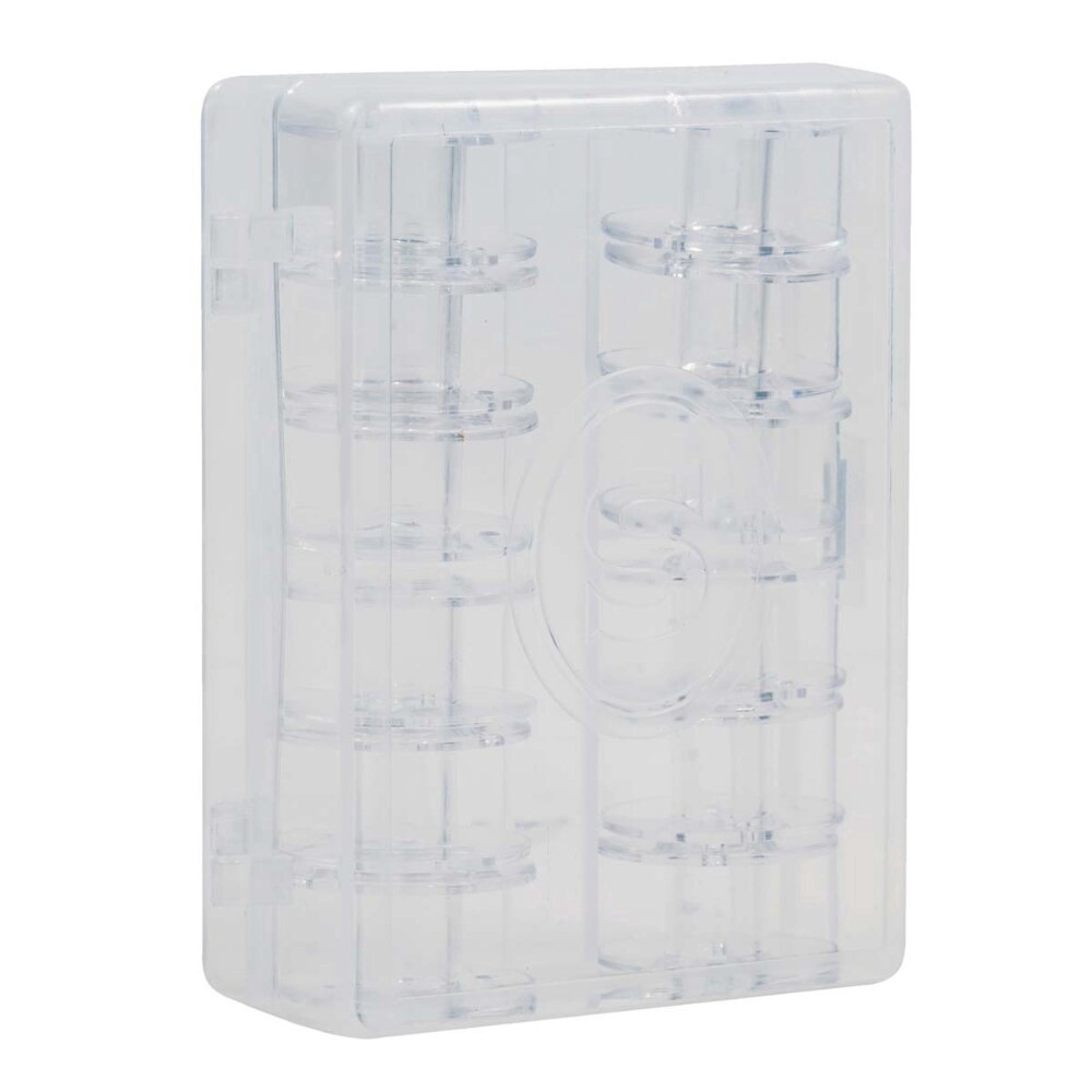 slide 4 of 6, SINGER Transparent Plastic Class 15 Bobbins-12/Pkg, 1 ct