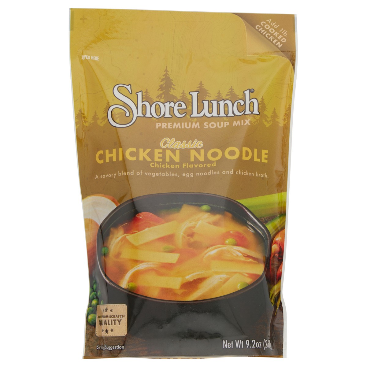 slide 1 of 3, Shore Lunch Chicken Noodle Soup Mix-Shore Lunch, 9.2 oz