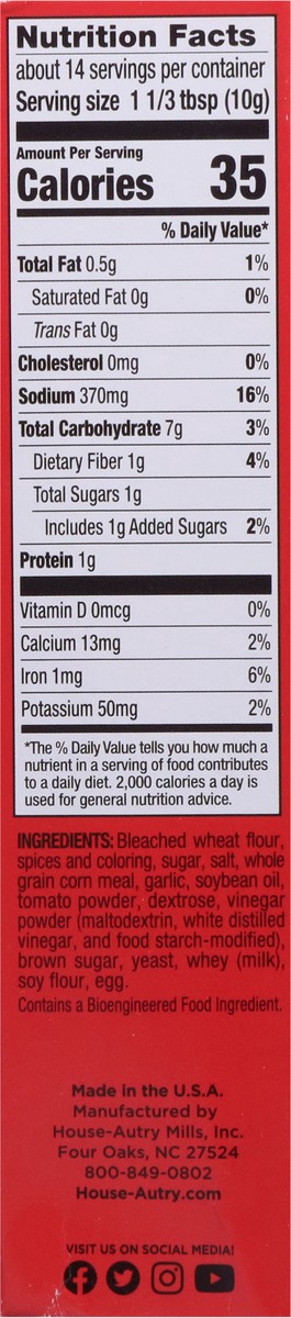 slide 8 of 9, House-Autry Flavor Expressions Seasoned Original BBQ Coating Mix 2 ea, 2 ct