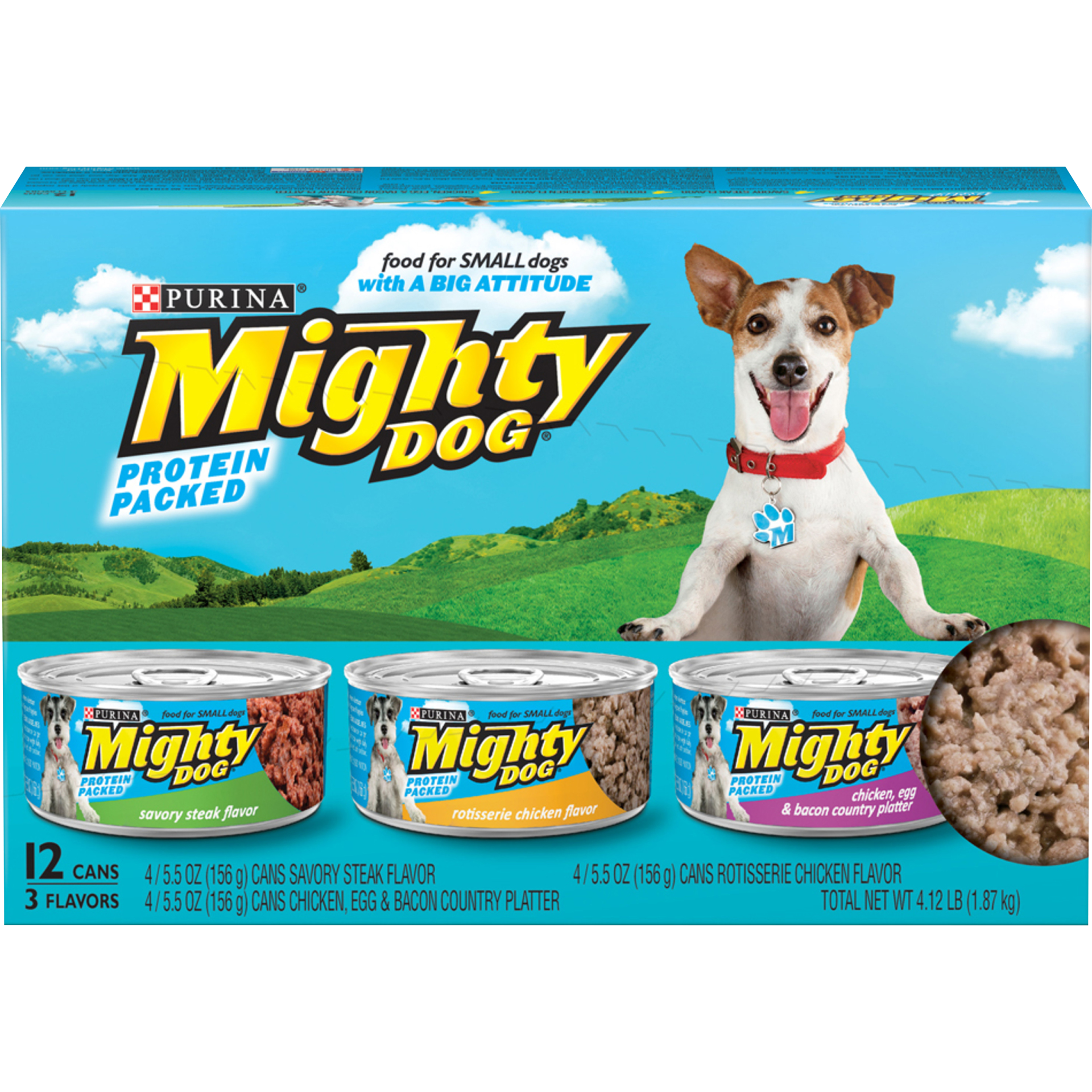 slide 1 of 6, Purina Mighty Dog Dog Food Variety Pack, 12 ct; 5.5 oz