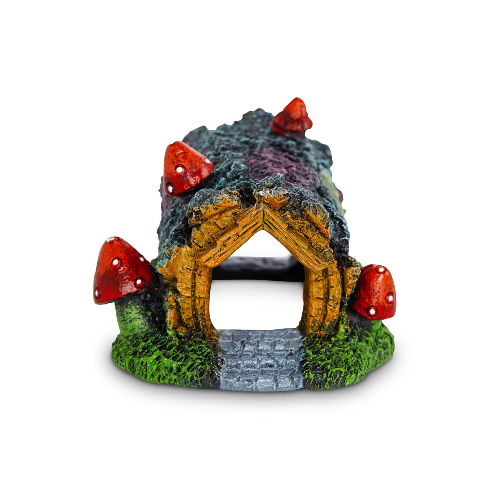 slide 1 of 1, Imagitarium Fairy Log House Decor, 1 ct