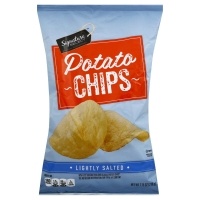slide 1 of 1, Signature Select Potato Chips Lightly Salted P65, 7.75 oz