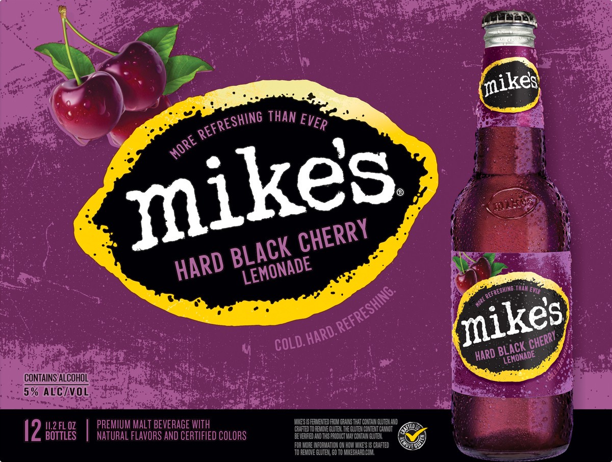 slide 6 of 7, Mike's Hard Black Cherry Lemonade 12Pk, 11.2 fl oz