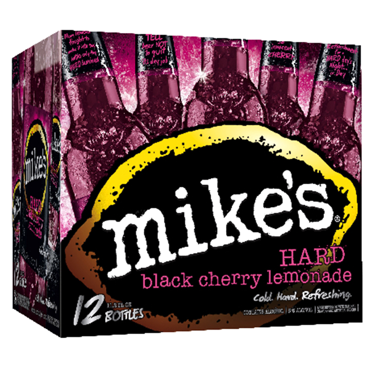 slide 1 of 2, Mike's Hard Black Cherry Lemonade, 12 ct; 11.2 fl oz