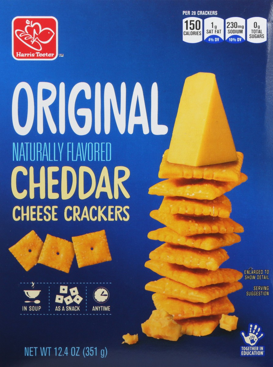 slide 6 of 10, Harris Teeter Cheese Crackers, 13.7 oz