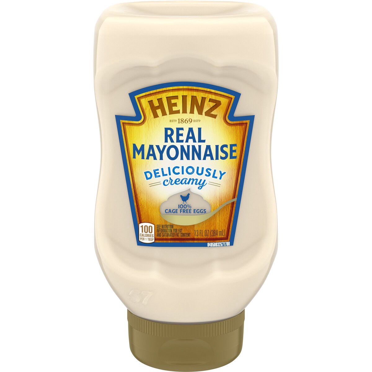 slide 1 of 8, Heinz Deliciously Creamy Real Mayonnaise Bottle, 13 fl oz