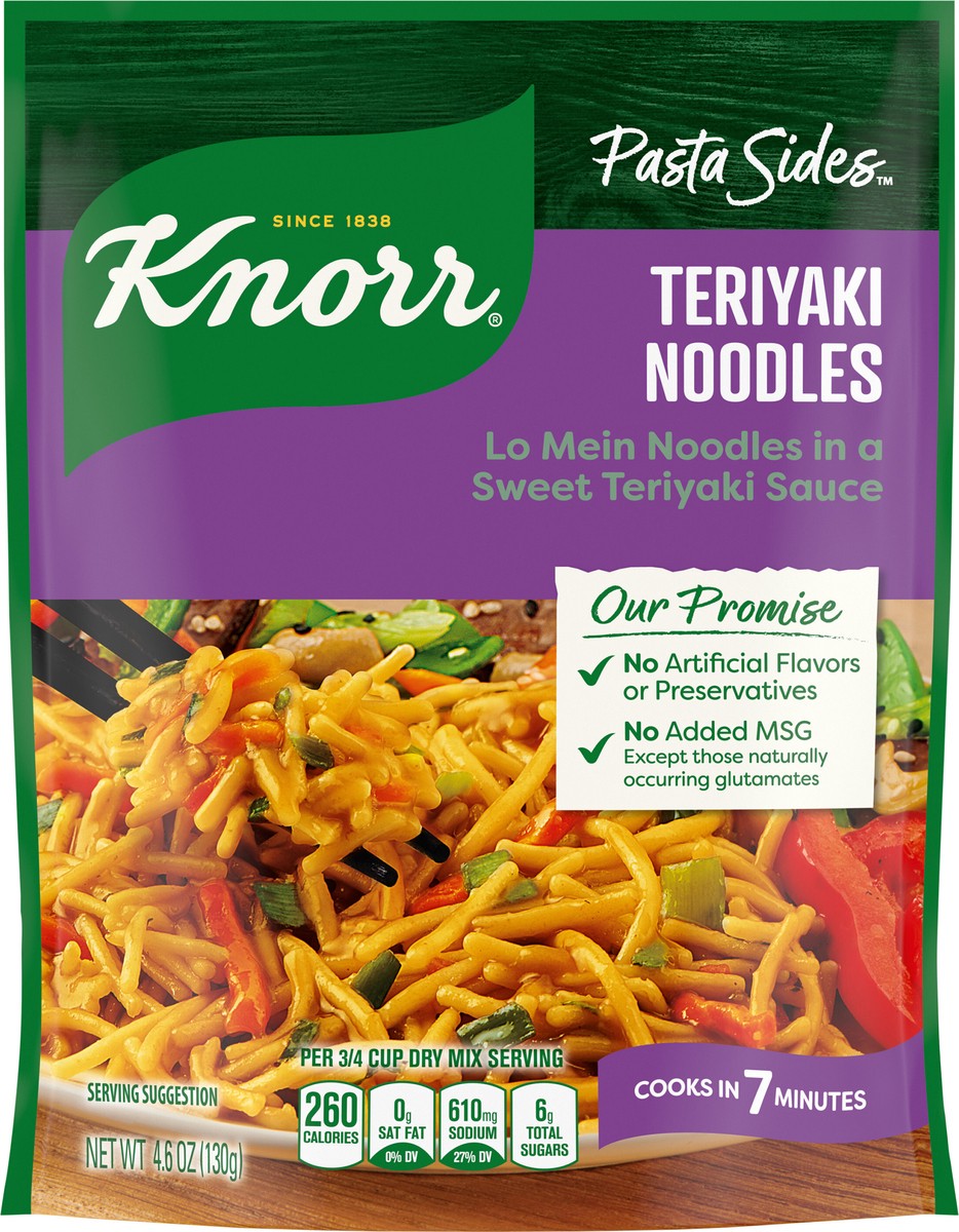 slide 2 of 3, Knorr Pasta Sides Teriyaki Noodles, 4.6 oz, 4.6 oz