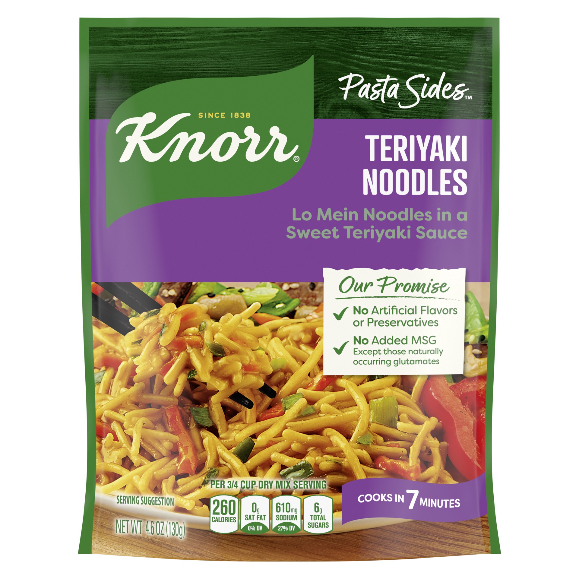 slide 1 of 3, Knorr Pasta Sides Teriyaki Noodles, 4.6 oz, 4.6 oz