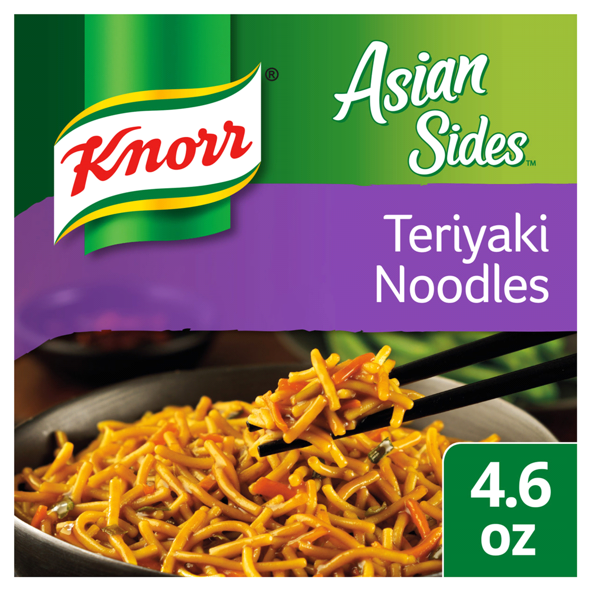 slide 1 of 5, Knorr Asian Sides Teriyaki Noodles, 4.6 oz