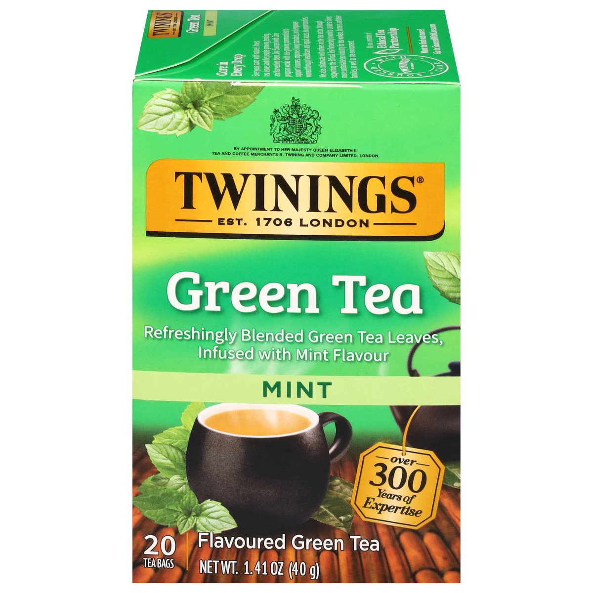 slide 5 of 16, Twinings Mint Flavoured Green Tea - 20 ct, 20 ct