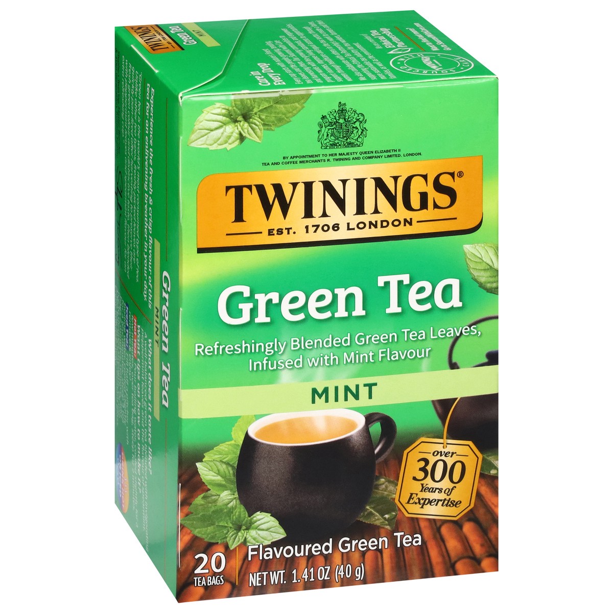 slide 6 of 16, Twinings Mint Flavoured Green Tea - 20 ct, 20 ct