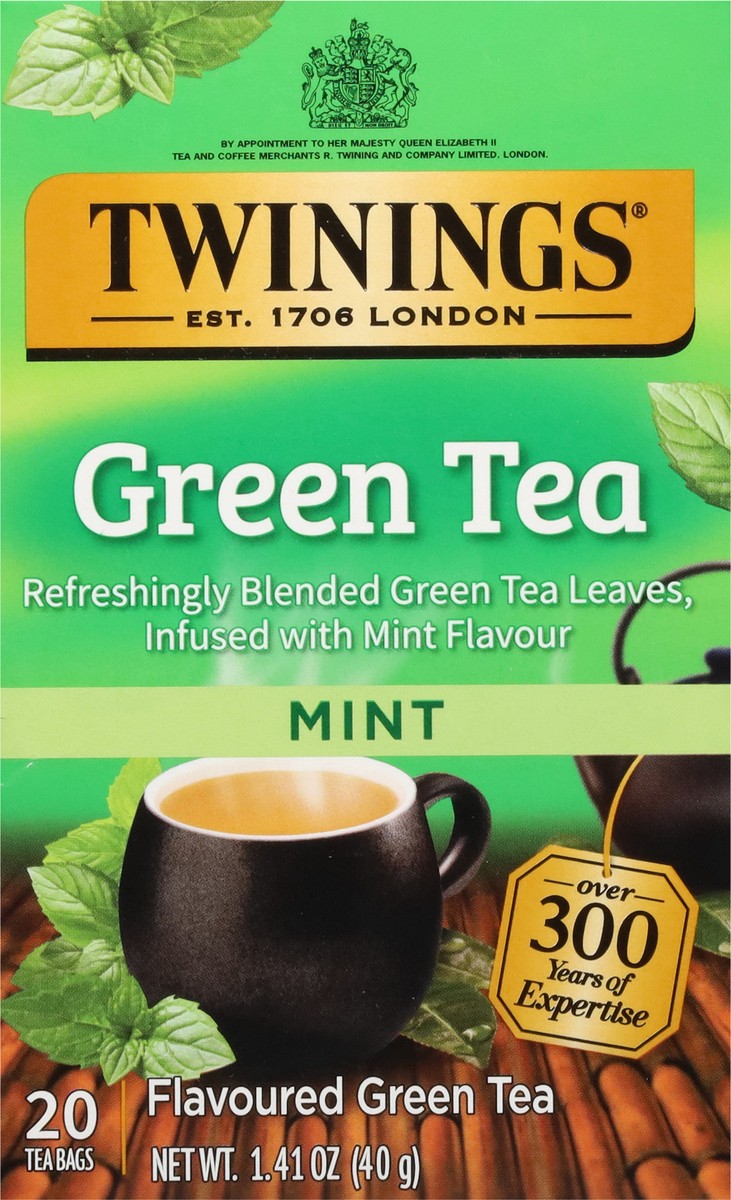 slide 11 of 16, Twinings Mint Flavoured Green Tea - 20 ct, 20 ct