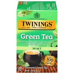 Twinings Mint Flavoured Green Tea - 20 ct