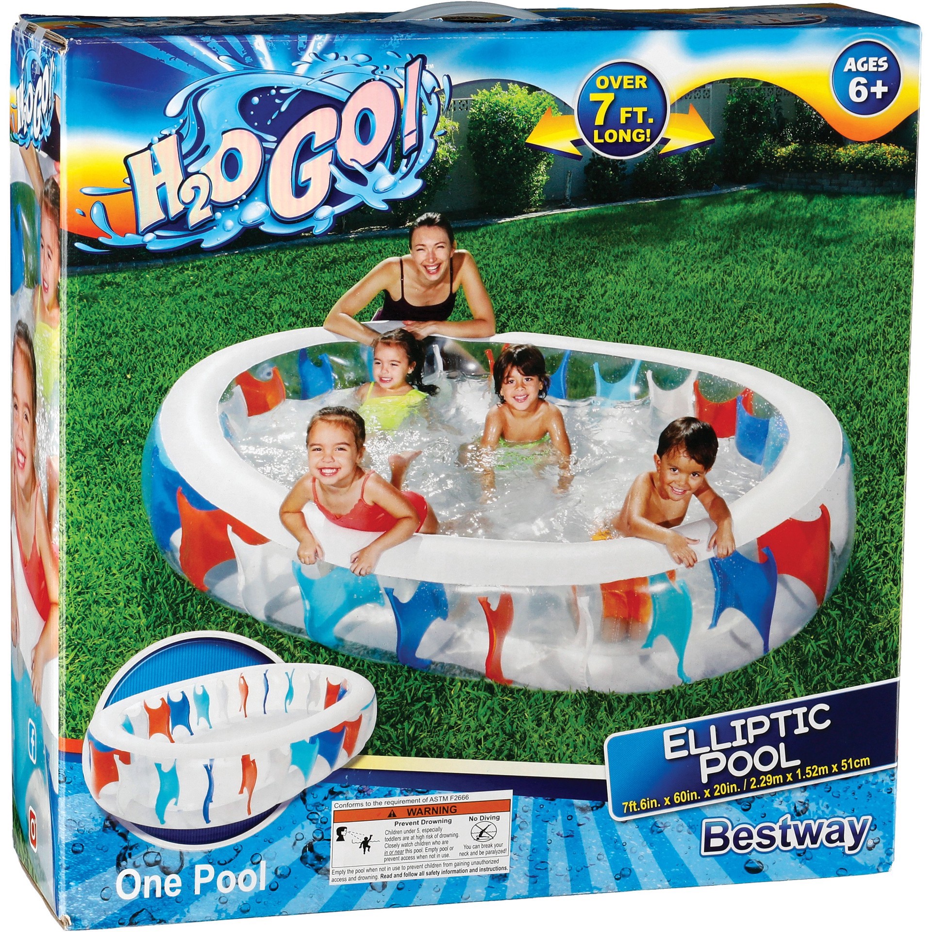 slide 1 of 1, Bestway H2o Go Elliptic Pool, 1 ct