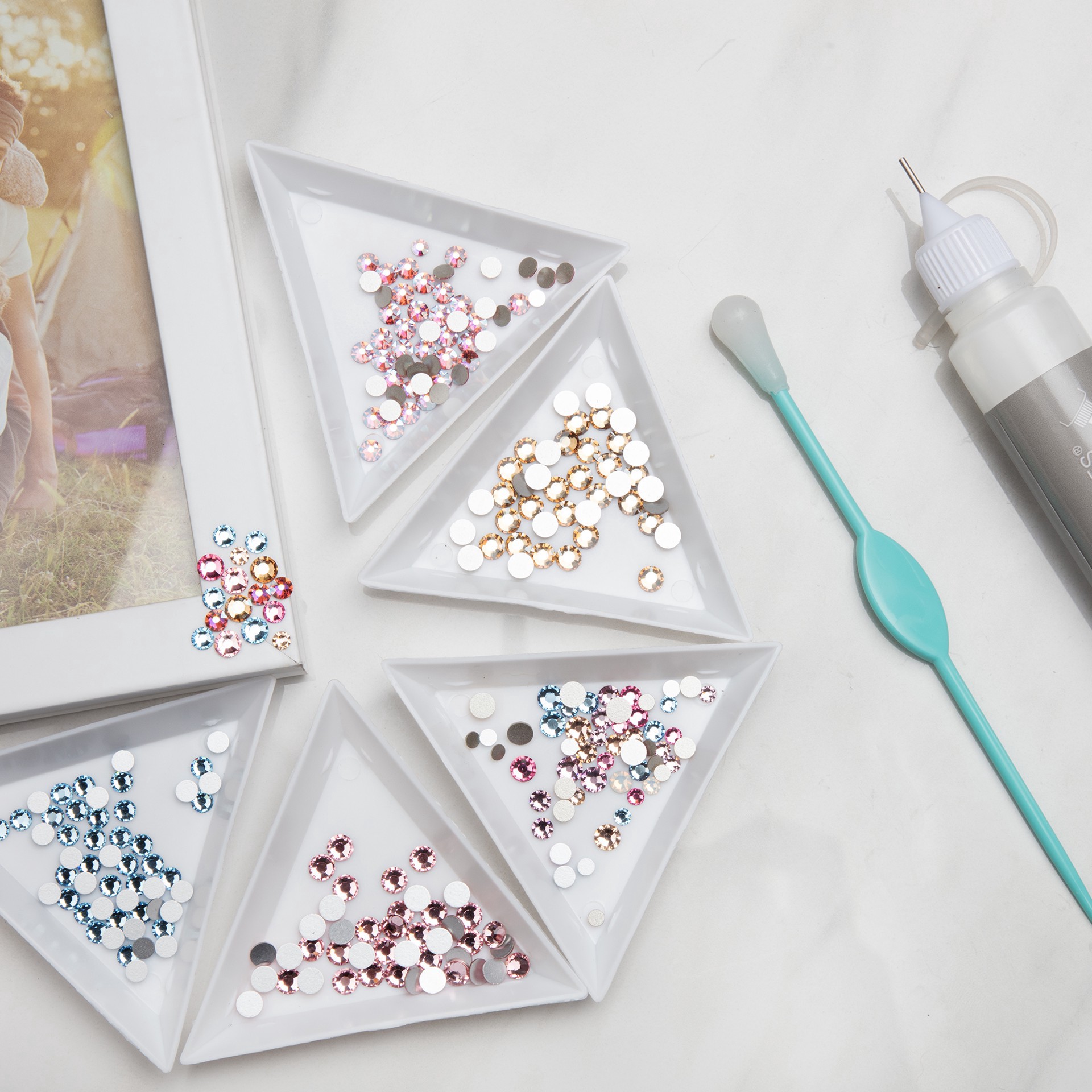 slide 2 of 5, Ss20 Round Flatback Austrian Crystals By Bead Landing, 45ct., 45 ct