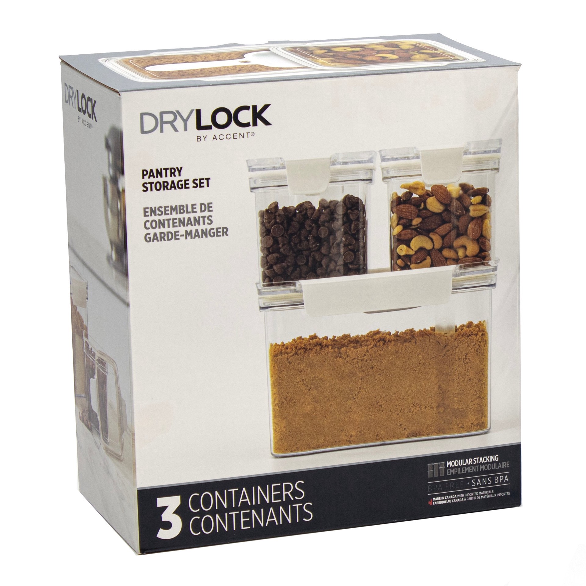 slide 1 of 1, Drylock Tritan Pantry Food Storage Set, 6 ct