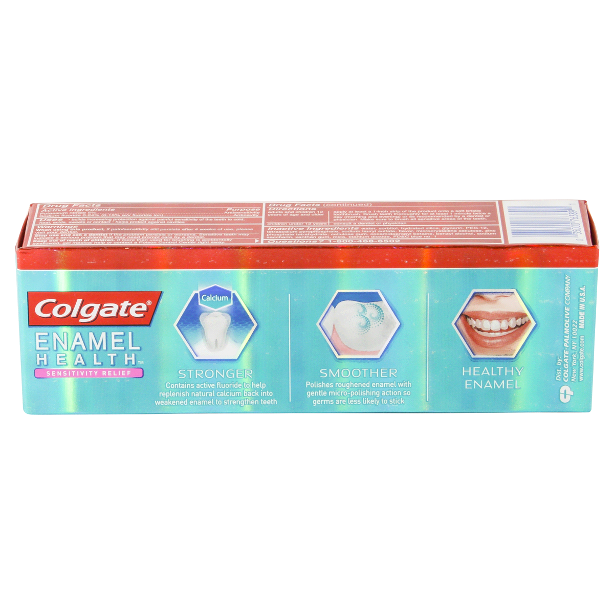 slide 4 of 4, Colgate Enamel Health Sensitivity Relief Gel Fresh Mint Toothpaste, 4 oz