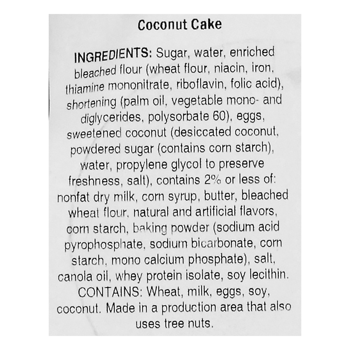 slide 2 of 8, Ukrop's Coconut Cake 8 inch, 48 oz