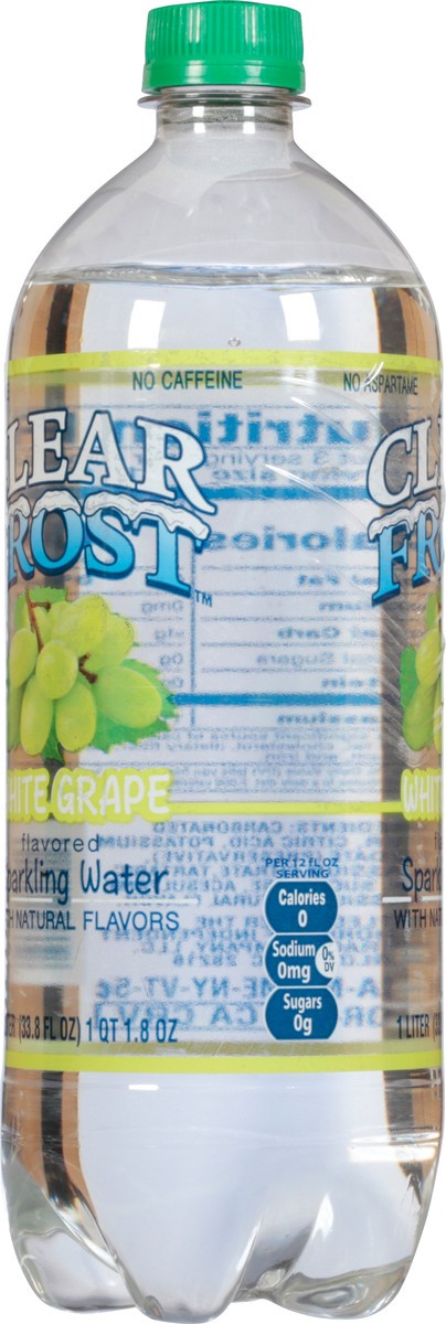 slide 6 of 13, Clear Frost White Grape Flavored Sparking Water - 33.8 fl oz, 33.8 fl oz
