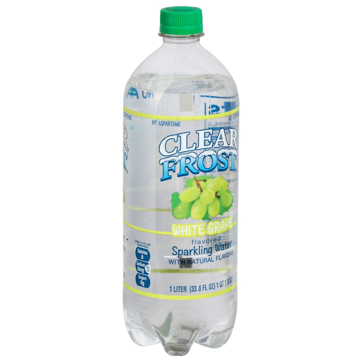 slide 9 of 13, Clear Frost White Grape Flavored Sparking Water - 33.8 fl oz, 33.8 fl oz