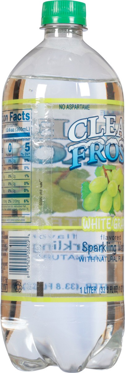 slide 5 of 13, Clear Frost White Grape Flavored Sparking Water - 33.8 fl oz, 33.8 fl oz