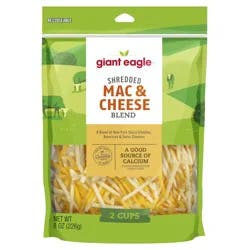 Giant Eagle Mac & Cheese Blend Shredded Cheese