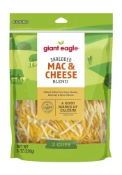 Giant Eagle Mac & Cheese Blend Shredded Cheese