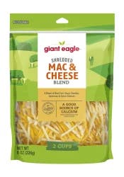 Giant Eagle Mac & Cheese Blend Shredded Cheese