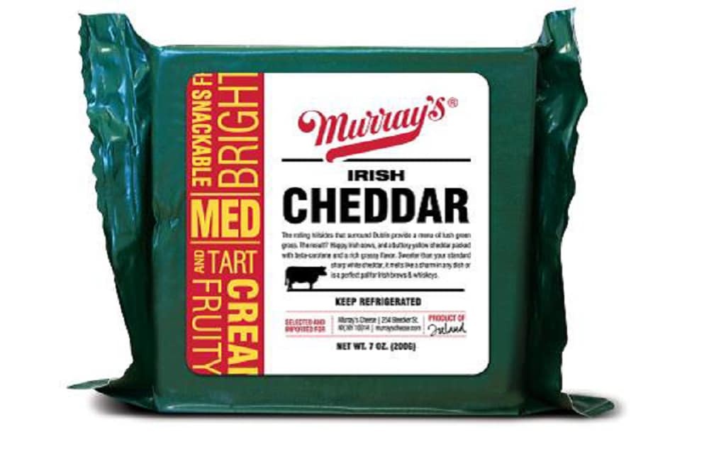 slide 1 of 1, Murray's Irish Cheddar, 1 ct