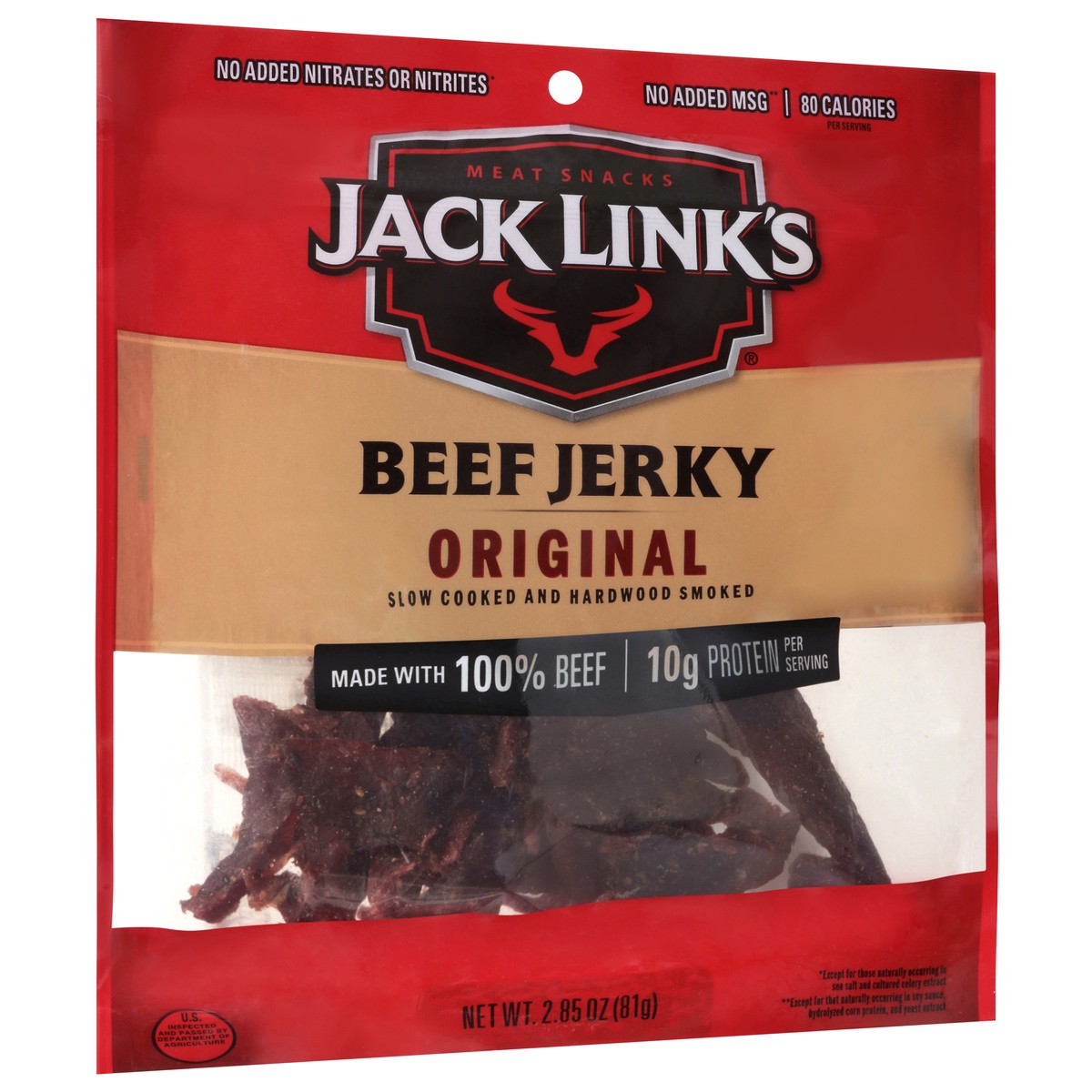slide 2 of 4, Jack Link's Original Beef Jerky 2.85 oz, 2.85 oz