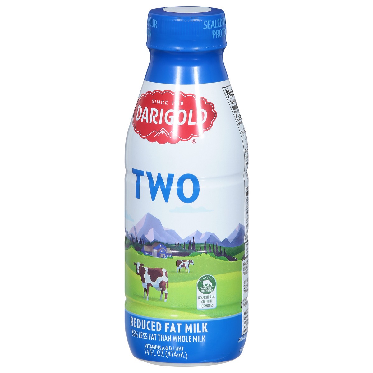 slide 2 of 9, Darigold Two Reduced Fat Milk, 14 fl oz
