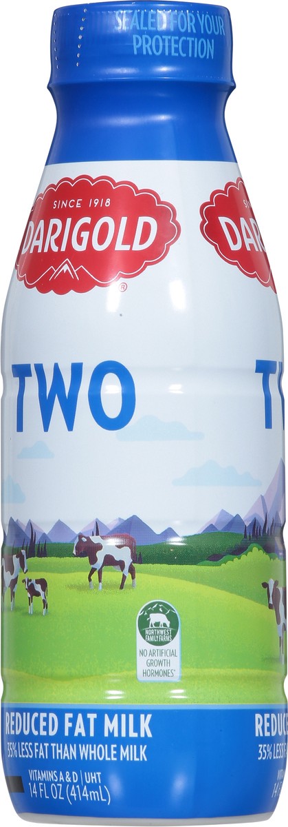 slide 7 of 9, Darigold Two Reduced Fat Milk, 14 fl oz