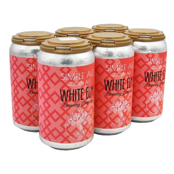 slide 1 of 1, White Elm Brewing Company, Simple Ale, 6Pk, 6 ct; 12 oz