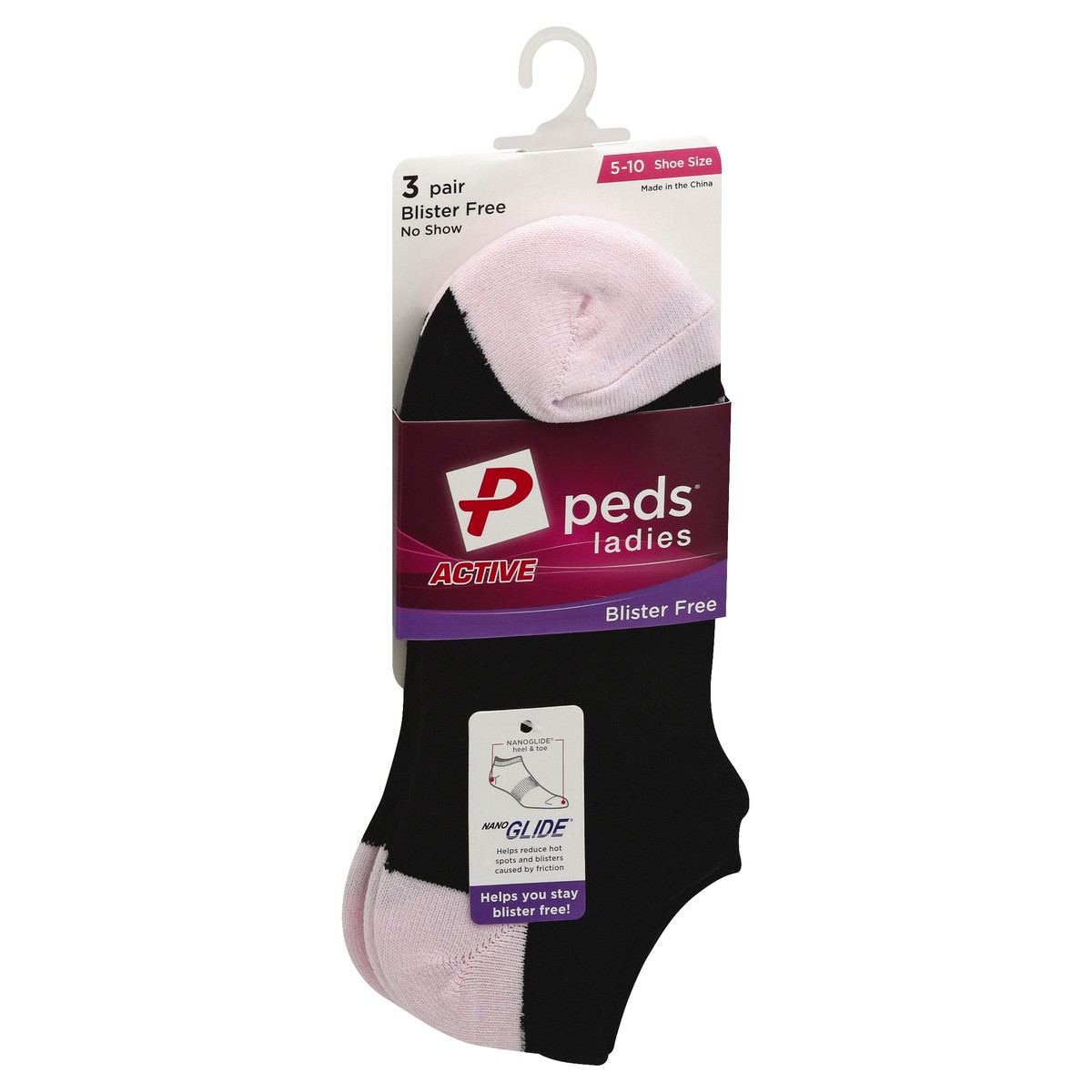 slide 4 of 8, Peds Ladies Black Casual Comfort Lightweight No-Show Socks Medium 5-10 3 ea, 3 ct