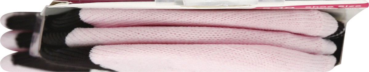 slide 3 of 8, Peds Ladies Black Casual Comfort Lightweight No-Show Socks Medium 5-10 3 ea, 3 ct