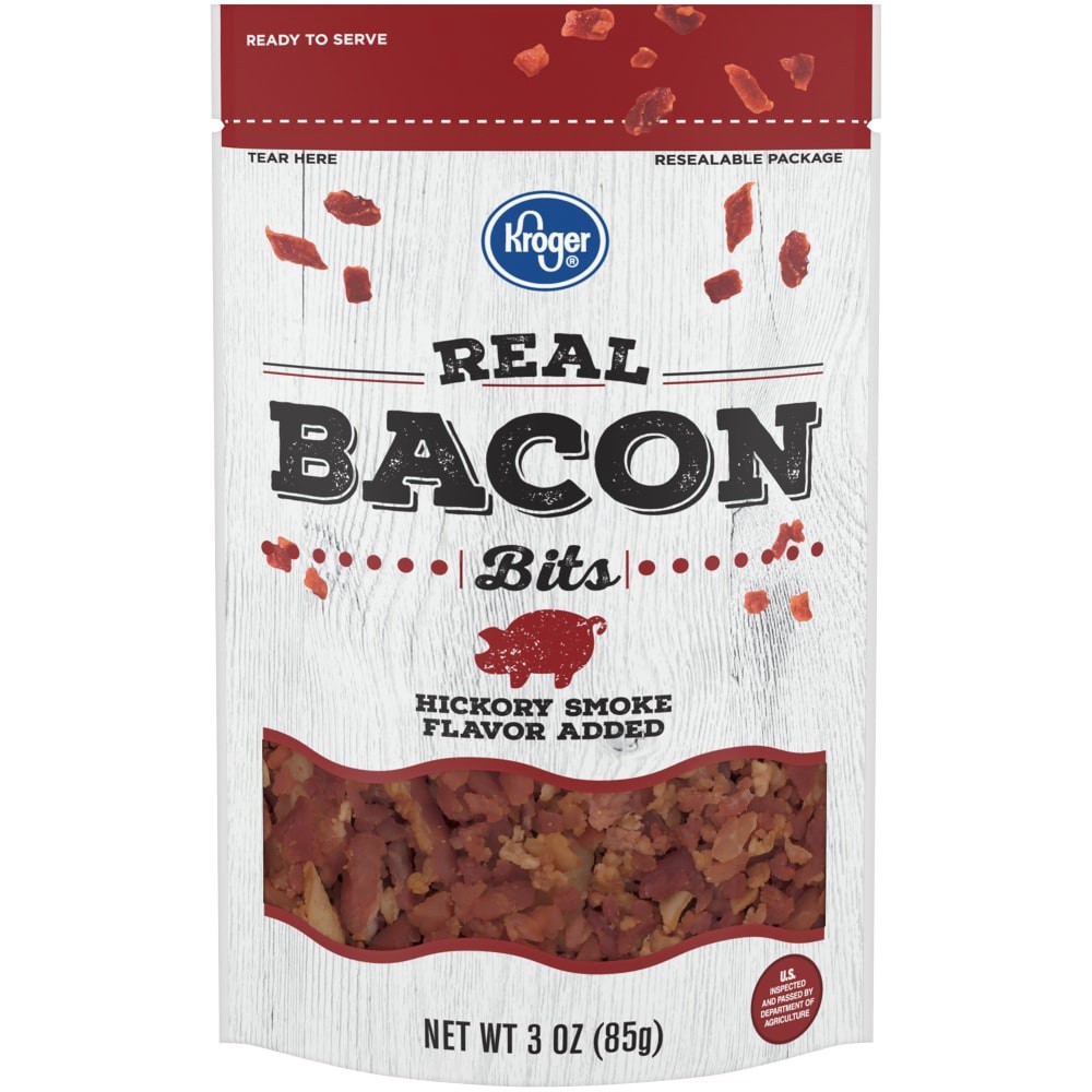 slide 2 of 3, Kroger Real Bacon Bits Pouch, 3 oz
