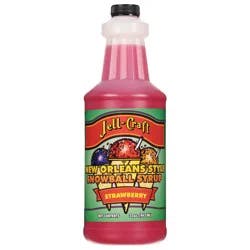Jell-Craft New Orleans Style Strawberry Snowball Syrup 32 oz