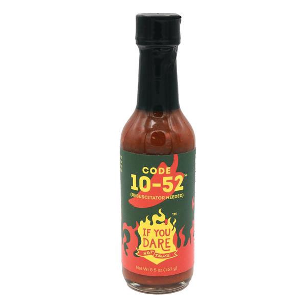 slide 1 of 1, If You Dare Hot Sauce, Code 10-52, 5.5 oz