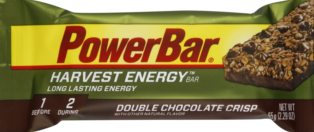 slide 5 of 6, PowerBar Bar, Double Chocolate Crisp, 2.29 oz