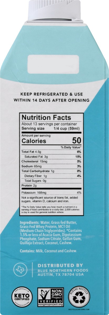 slide 11 of 13, Picnik Unsweetened Keto Creamer 25.36 oz, 25.36 oz