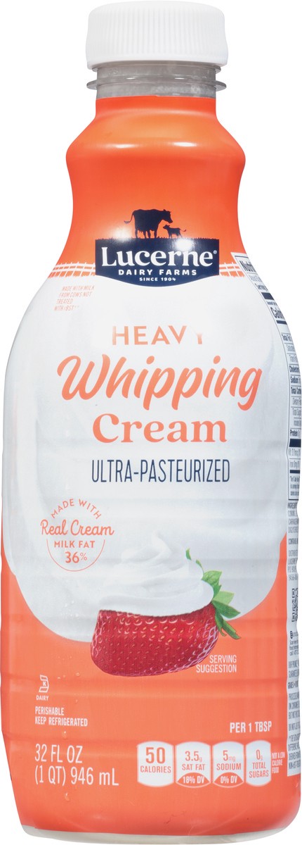 slide 9 of 12, Lucerne Dairy Farms Heavy Whipping Cream, 32 fl oz