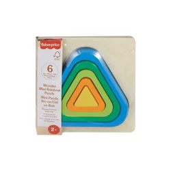 Fisher-Price Wooden Mini Rainbow Puzzle