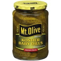 Mt. Olive Kosher Baby Dills Pickles 32 fl oz