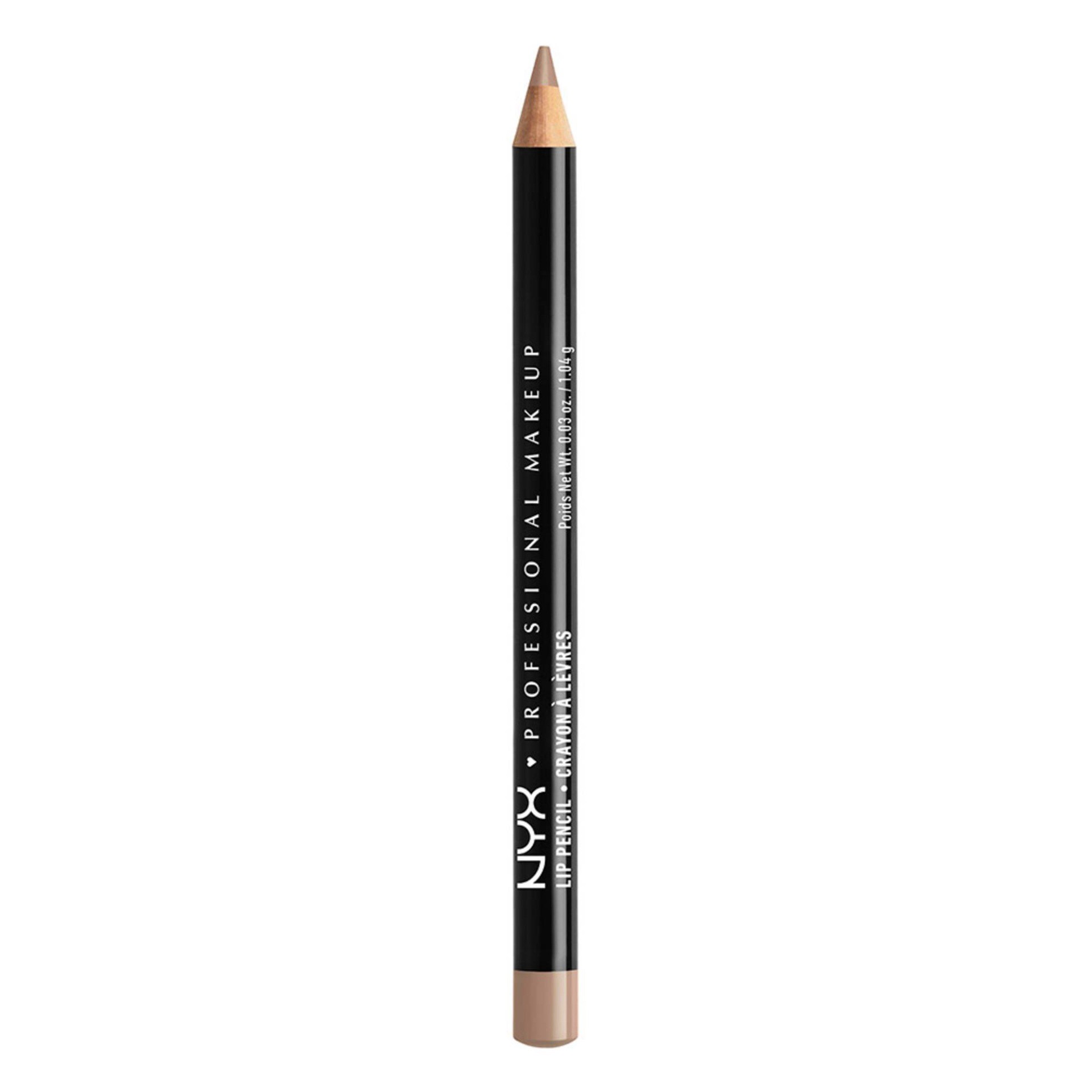 slide 1 of 5, NYX Professional Makeup Nutmeg Slim Lip Pencil, 0.04 oz