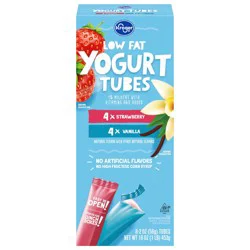 Kroger Strawberry And Vanilla Yogurt Tubes