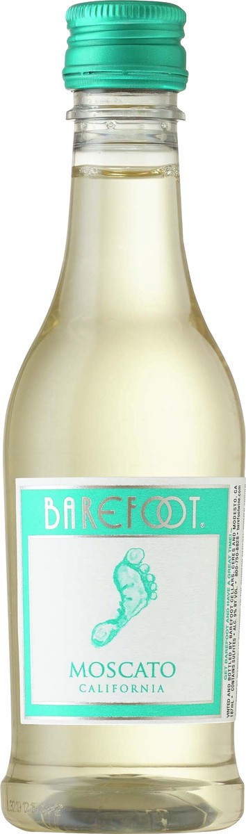 slide 2 of 3, Barefoot White Wine, 187 ml